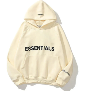 essentials hoodie beige High Street Brand Design