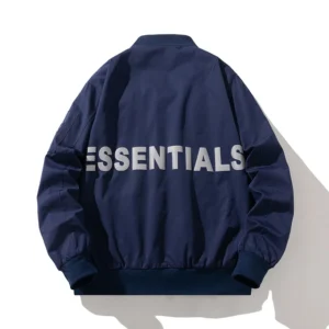 Essentials Hoodie Blue Jacket